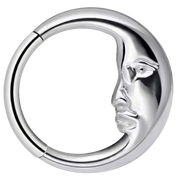 Tytanowy Clicker Segmentowy - Półksiężyc