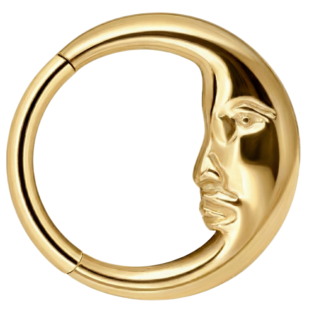 Tytanowy Clicker Segmentowy - Półksiężyc