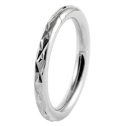 Tytanowy Clicker Segmentowy Struktura Diament - Kółko