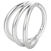 Tytanowy Clicker Segmentowy Potrójny - Kółko