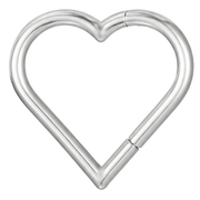 Tytanowy Clicker Segmentowy - Serce