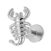 Tytanowy Labret Ozdobny - Skorpion
