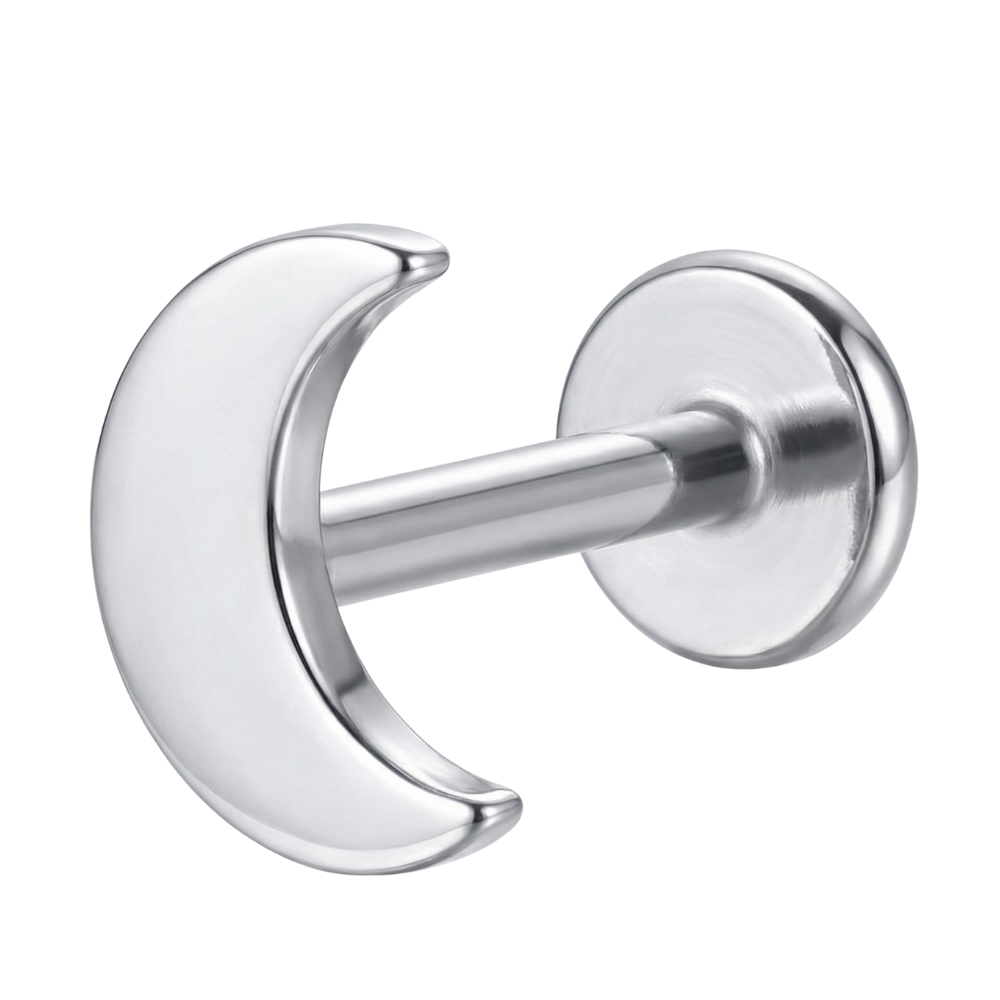 Tytanowy Labret - Księżyc