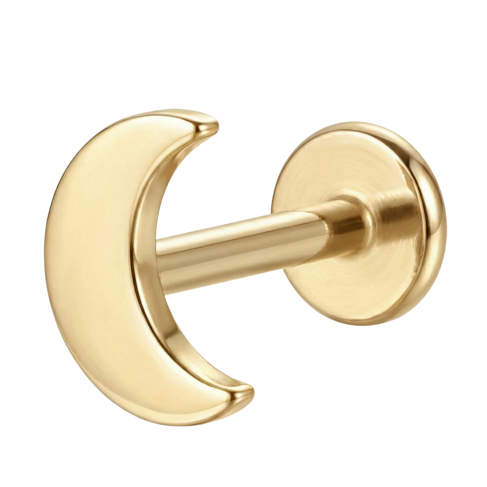 Tytanowy Labret - Księżyc