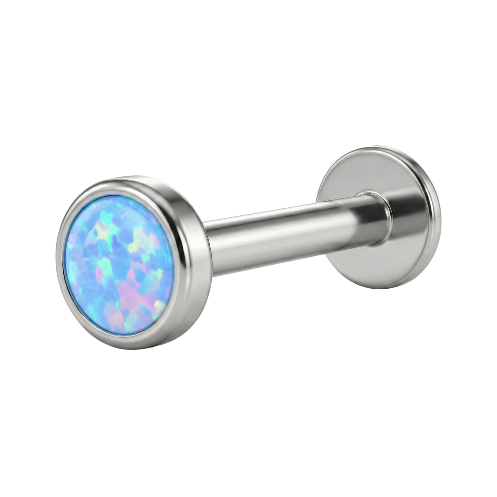 Tytanowy Labret Ozdobny - Opal