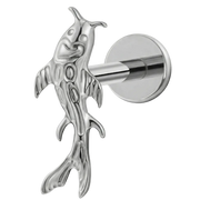 Tytanowy Labret Ozdobny - Rybka