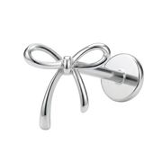 Tytanowy Labret Ozdobny - Kokardka