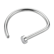 Tytanowy D-Ring Kolczyk Do Nosa