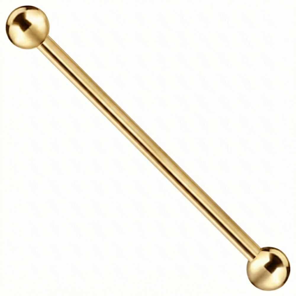 Tytanowa Sztanga Z Kuleczkami - Z Gwintem Zewnętrznym