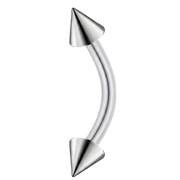 Tytanowy Banan Ze Stożkami - Z Gwintem Wewnętrznym