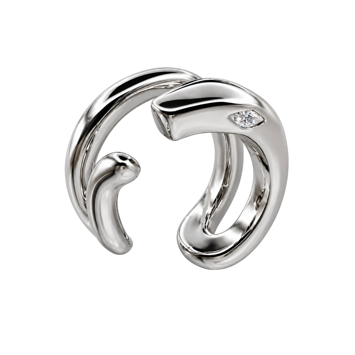Nausznica Wąż - Ear Cuff