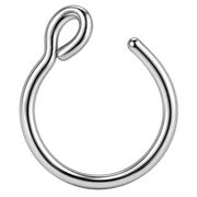 tytanowy kolczyk do nosa fake piercing 