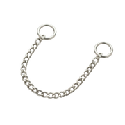 lancuszek do kolczykow piercing srebrny