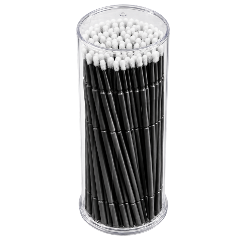 mikroaplikatory w tubie czarne piercing