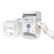 Rękawiczki Jałowe Chirurgiczne Bezpudrowe safeCARE - 1 Para